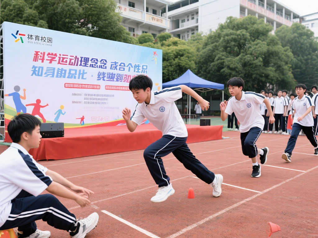 体彩校园行走进中学，推广科学运动理念